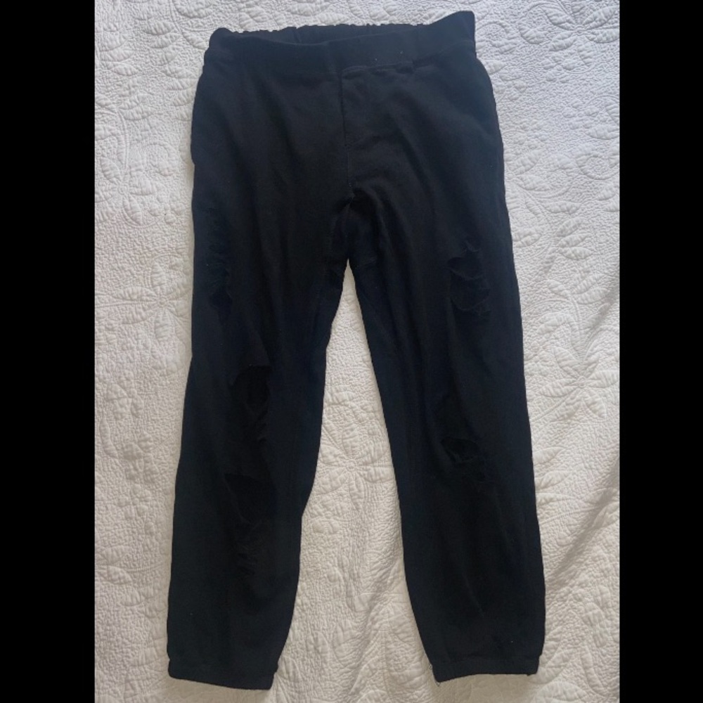 Mustard Seed Distressed Joggers Sweatpants